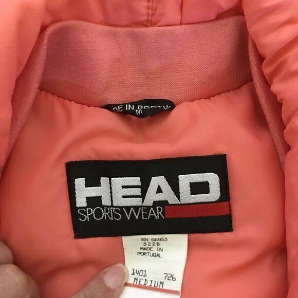 Vintage HEAD Sportswear Pink Ski Sports Vest Med - Picture 4 of 4
